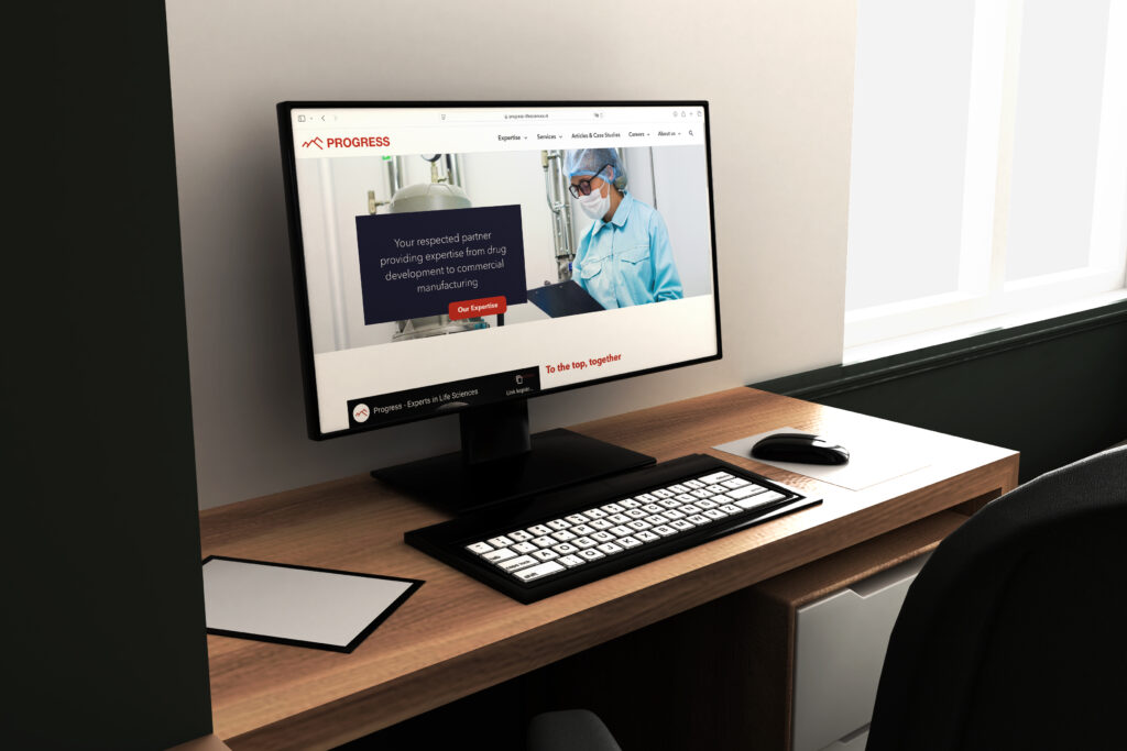 Praktijkvoorbeeld Progress - Website