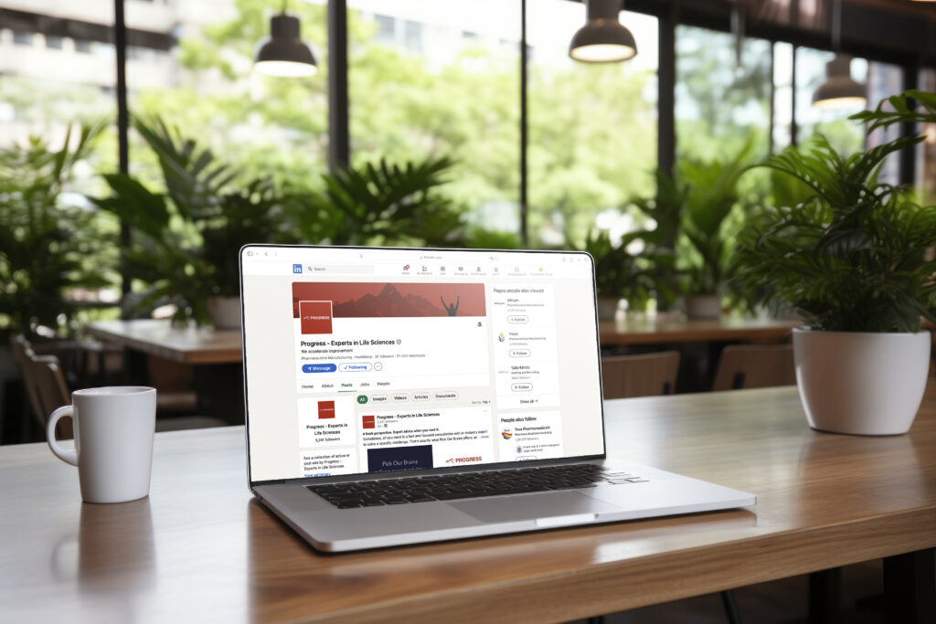 Praktijkvoorbeeld Progress - LinkedIn zichtbaarheid